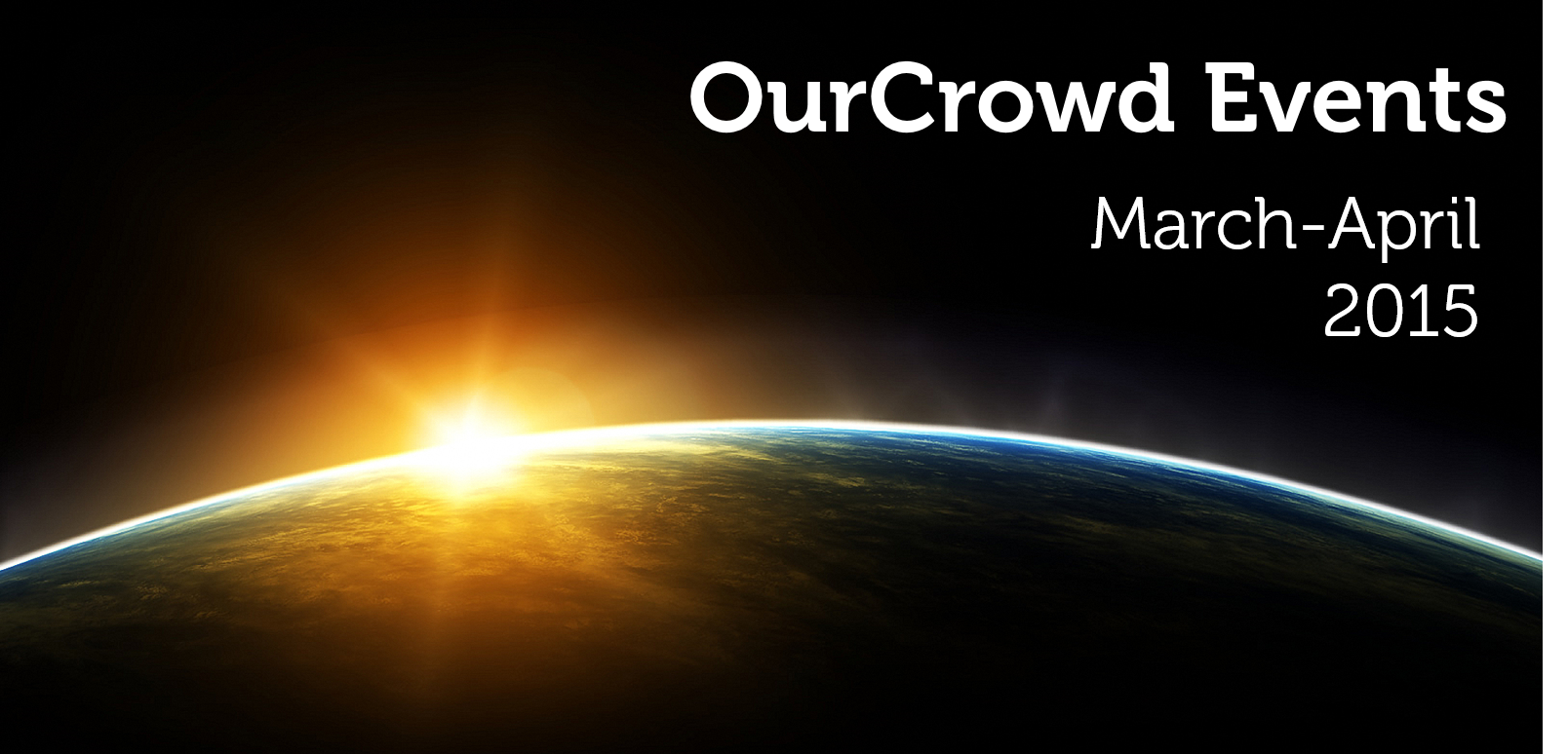 OurCrowd Events March-April 2015