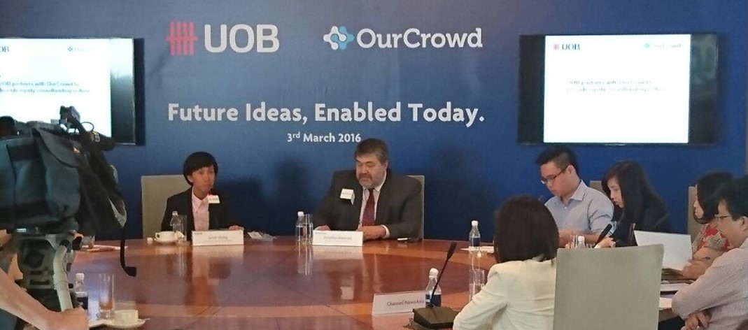 Gateway to Asia: OurCrowd announces strategic partnership with UOB to bring equity crowdfunding to Singapore